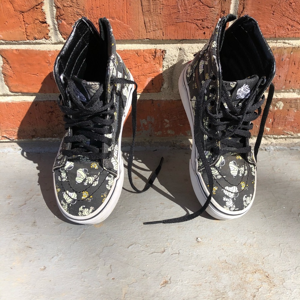 Vans SK8 Hi Zip Peanuts Glow Mummies kids 11